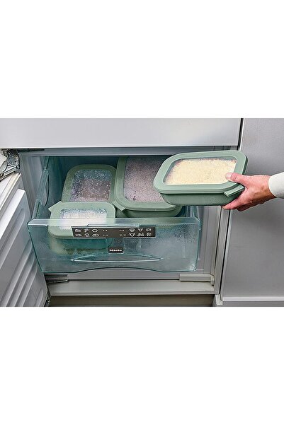 Mepal Multi Food Storage Containers with Lids - 3-piece (500ml, 1L, 2L) - Nordic Blue