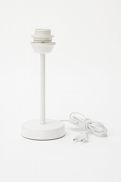 Vivido Home Modern Lamp Base, White