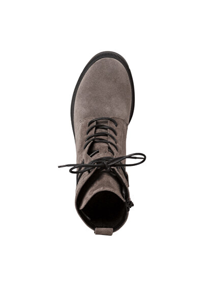 Tamaris Dark Grey Leather Boots