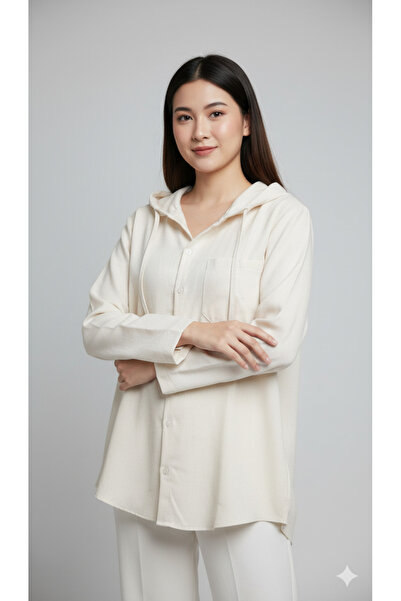 sufyy Women's Raw Cotton Fabric Shirt and Pants Set