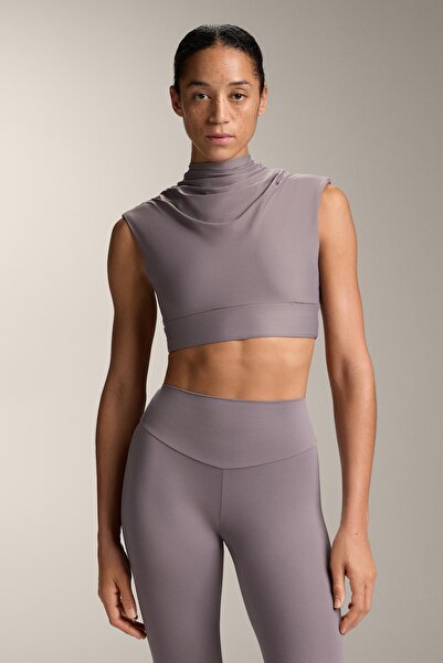 Oysho Draped neck Comfortlux tank top