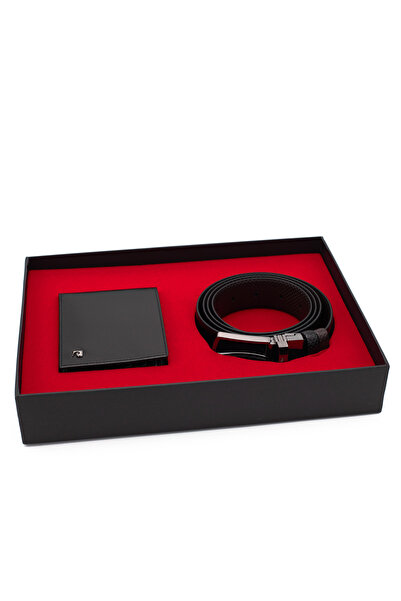 Pierre Cardin Double-Sided Leather Belt & Wallet Set Pcci̇ft04Sk-3664F2I