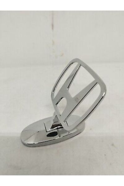 unbranded مناسب لغطاء محرك السيارة الأمامي المصنوع من الكروم وشعار الزينة لسيارة هوندا