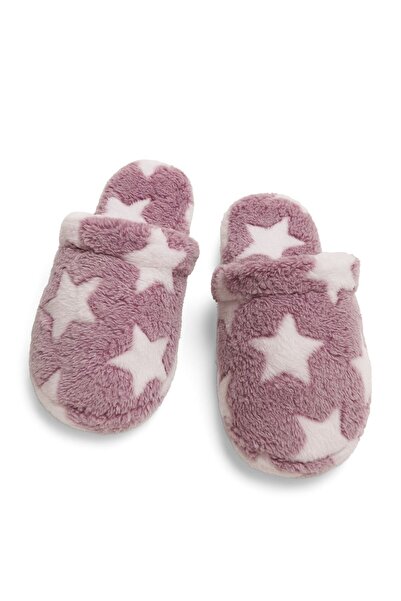 ALB TERLİK AYAKKABI SAN. TİC. LTD. ŞTİ. Starry Women's Plush House Slippers – Warm, Soft, Comfortable, Cozy and Non-Slip