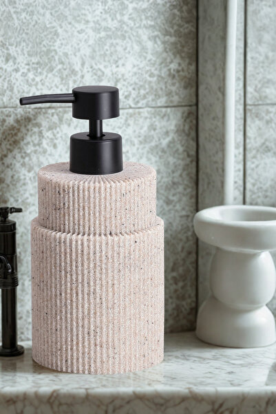 Home Δοχείο υγρού σαπουνιού Maren Polyresin – Μοντέρνο αξεσουάρ μπάνιου 300 ml