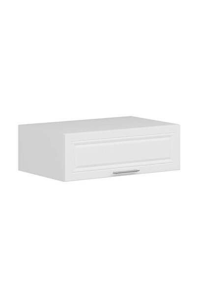 Alvinka Mutfak Modül Mbr_C Üst 1Yk 90-H30Cm Yuk Dolap Beyaz Beyaz Mdf