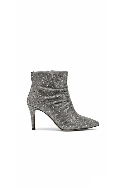 Ustalar Ayakkabı Çanta Platinum Stone Women's Heeled Boots 240.46-3001