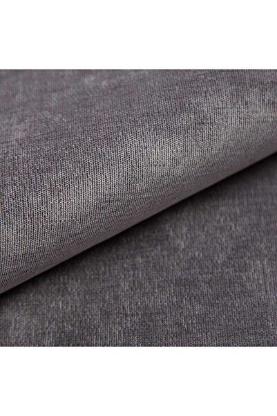 TUSI FABRICS Catifea tapiterie, Stofa tapiterie catifelata, Material plusat Ibiza, Gri inchis, 100 x 146 cm
