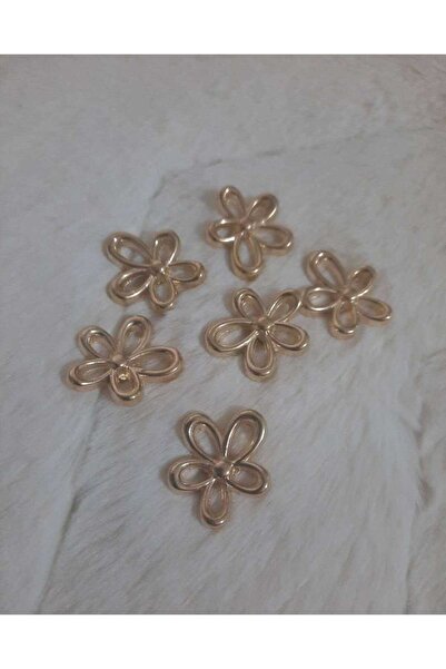 beyna aksesuar ΜΕΤΑΛΛΙΚΟ ΚΟΥΜΠΙ ΛΟΥΛΟΥΔΙ 2,5 εκ. ΕΠΙΧΡΥΣΟ 1 ΣΥΣΚΕΥΑΣΙΑ 6 ΤΕΜΑΧΙΑ