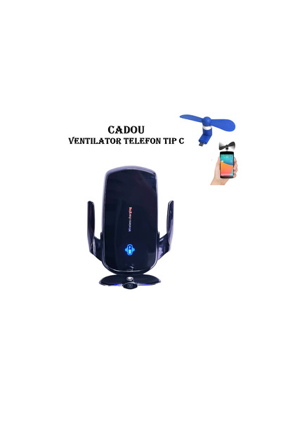 PARADOX SINCE 1992 Suport Auto Telefon Fast Charge 15W Wireless cu Senzor Int...