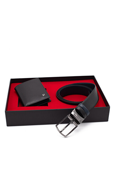 Pierre Cardin Double-Sided Leather Belt & Wallet Set Pcci̇ft04Sl-1335A2C