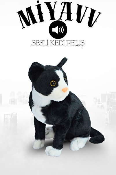 Penthouse Peluş Sesli Kedi, Oyuncak, Hediyelik 5 Farklı Model Miyavlayan Kedi...