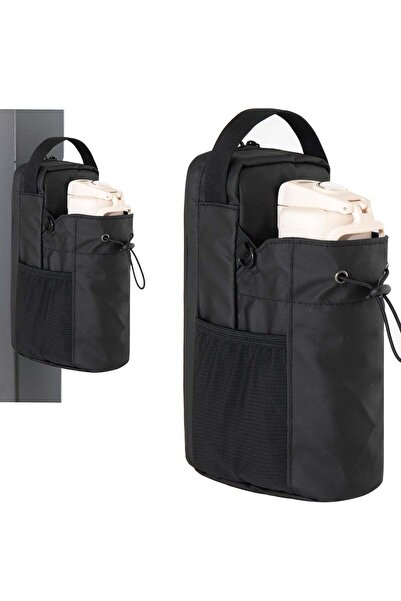 Generic Magnetic Gym Sling Bag with Water Bottle Holder - Small Magnetic Attachment