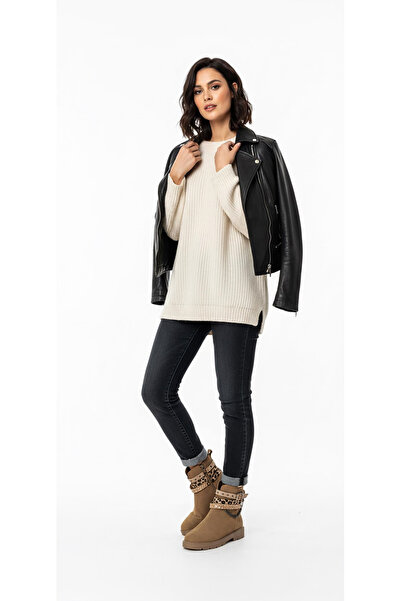 Ustalar Ayakkabı Çanta Taba Süet Kadın Topuklu Bot 640.5290-03