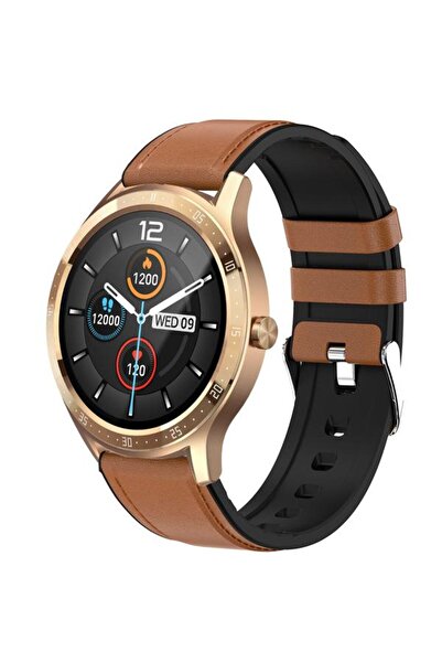 MAXCOM FW 43 Cobalt 2 Smartwatch, 1.28" TFT Display, IP67, TPU Strap, Bluetooth (Black/Gold)
