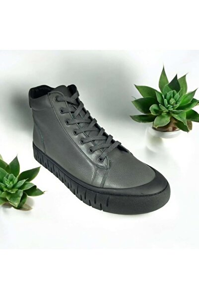 Daniel Ruffo C-112 Erkek Hakiki Deri Rahat Kaymaz Taban Fermuarlı Kışlık Bot