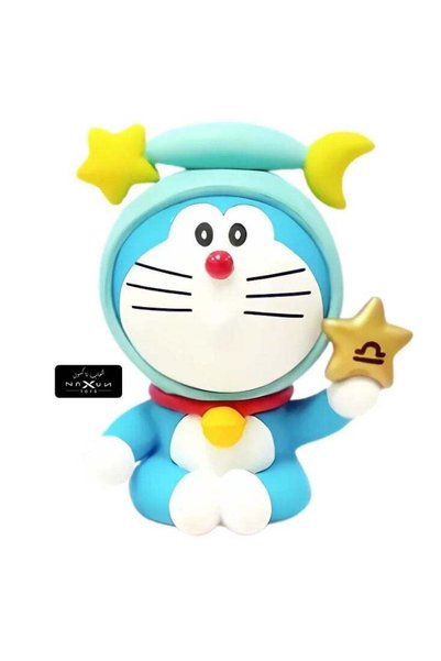 DORAEMON لعبة ظريفة قابلة للتجميع - لعبة زودياك الميزان النجمية من مادة البول...
