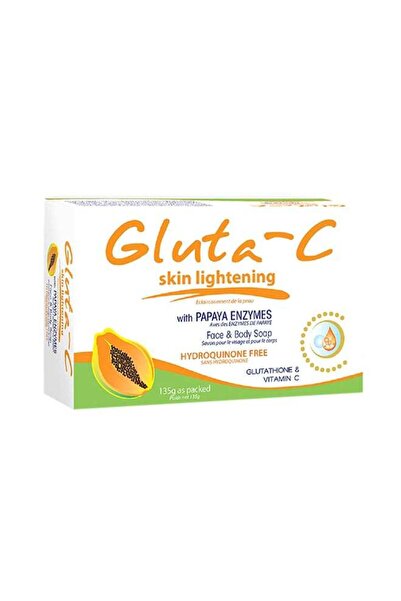 GLUTA C صابون البابايا المقشر والمفتح المكثف