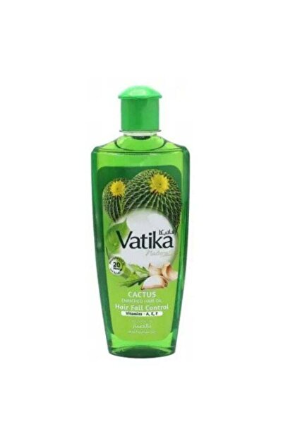 Vatika زيت الشعر الغني بالصبار - التحكم في تساقط الشعر بالثوم والغرغر 200 مل