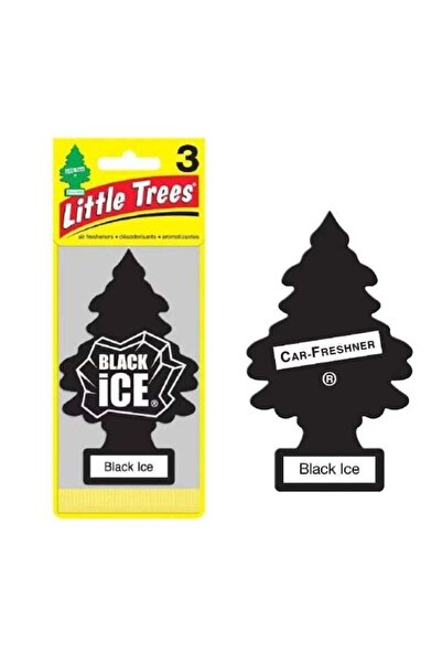 Little Trees معطر سيارة بلاك آيس - عبوة من 3 قطع