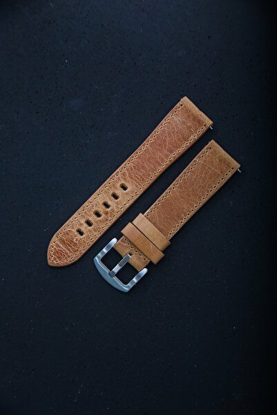 DXL Hakiki Deri 20mm Akıllı Pimli Saat Kordonu