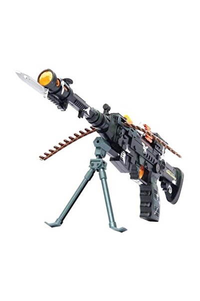 Toyshine مسدس لعبة موسيقي على طراز الجيش 56 سم