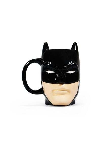 Batman 3D Ceramic Coffee Mug | Superhero Black Mask Design | Premium Collector Cup