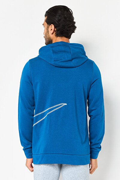 Nike Men Dri Fit Long Sleeve Training Hoodie, Blue