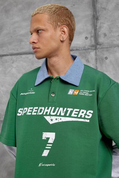 NOMARC Πράσινο ΦΟΥΤΕΡ oversized SPEEDHUNTERS με στάμπα