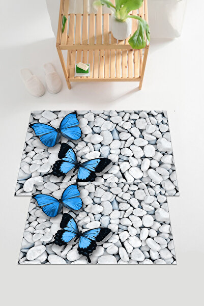 EVİMSEN طقم مقعد المرحاض الرقمي مطبوع ذو النمط الفراشي ذو القاعدة القابلة للغ...