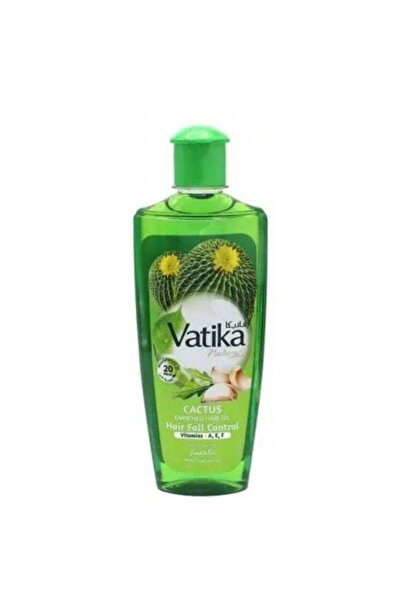 Vatika زيت الشعر الغني بالصبار - التحكم في تساقط الشعر مع مستخلصات الثوم والجرجير 200 مل
