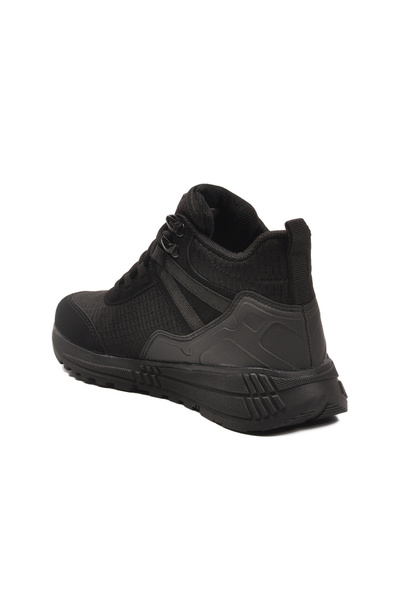 AYAKMOD Μαύρες μπότες με κορδόνια, αντιολισθητικές, ελαφριές, unisex 2880 G