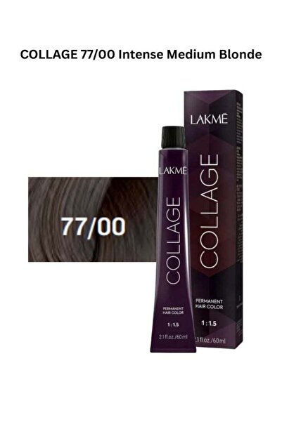 Lakme كولاج صبغة شعر 77/00 أشقر متوسط مكثف - دائم 60 مل