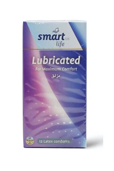 Smart Life واقيات ذكرية مُزلقة - لراحة قصوى (١٢ واقيًا ذكريًا من اللاتكس)