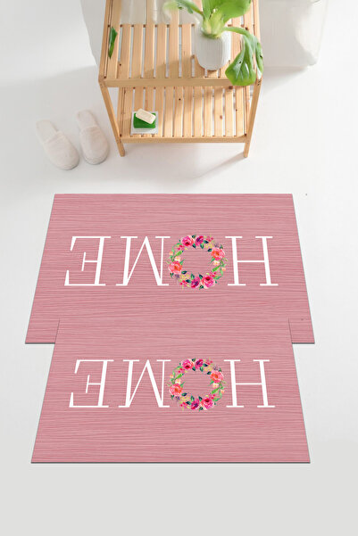 EVİMSEN Set de covoraș de baie digital cu imprimeu lavabil și anti-alunecare,...