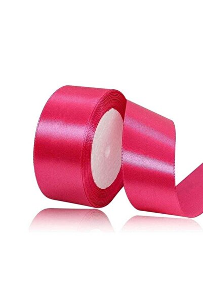 Generic لفة شريط ساتان وردي - 38 مم × 25 ياردة لتغليف الهدايا والحرف اليدوية
