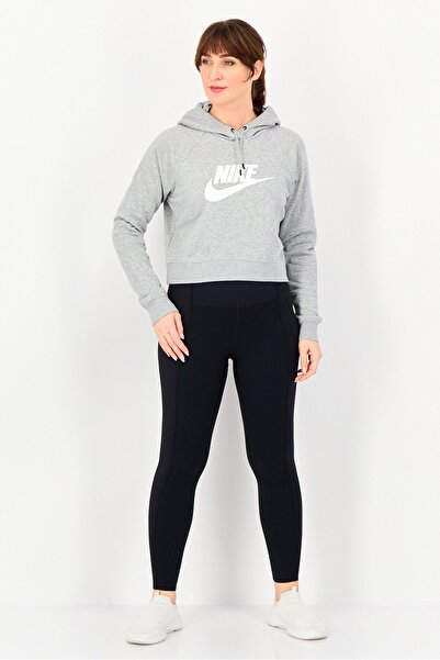 Nike Women Sportswear Fit Long Sleeve Outdoor Hoodie, Grey