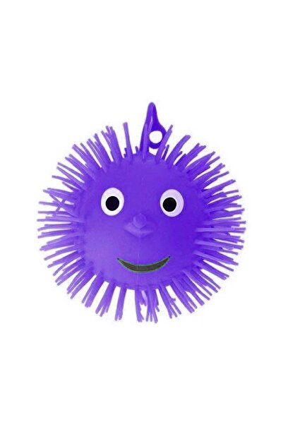 Generic كرة القفز المضادة للتوتر، كرة مضيئة أرجوانية اللون لتخفيف التوتر