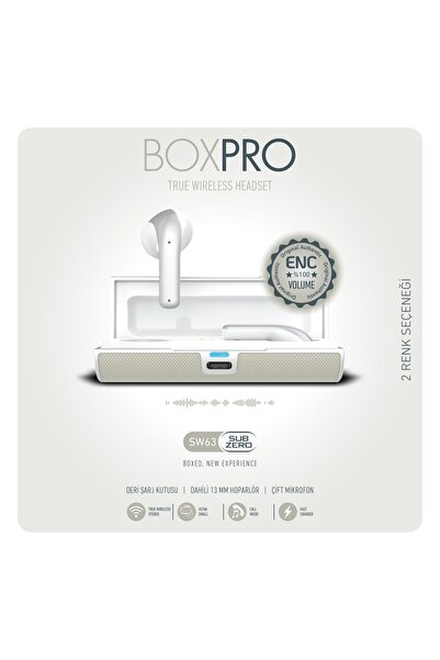 Subzero BOX PRO BLUETOOTH KULAKLIK SİYAH VE BEYAZ RENKLER