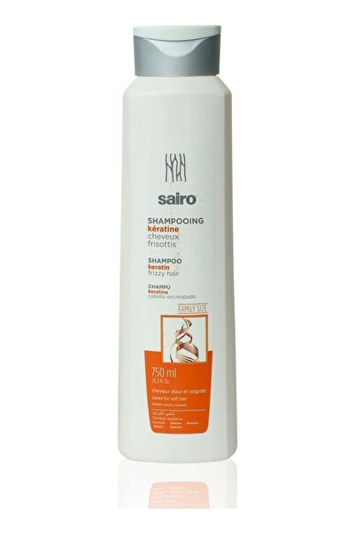 Sairo شامبو الكيراتين للشعر المجعد - 750 مل مضاد للتجعد - حجم عائلي