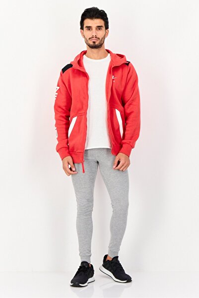 Nike Men Sportswear Fit Long Sleeve Outdoor Hooded Sweatshirt, Red