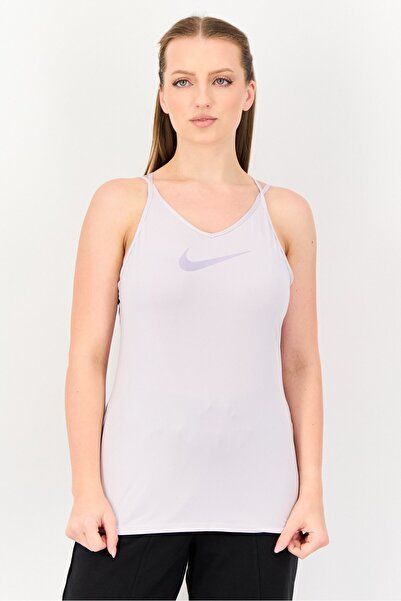Nike Women Slim Fit Sleeveless Training Tank Top, Light Pink