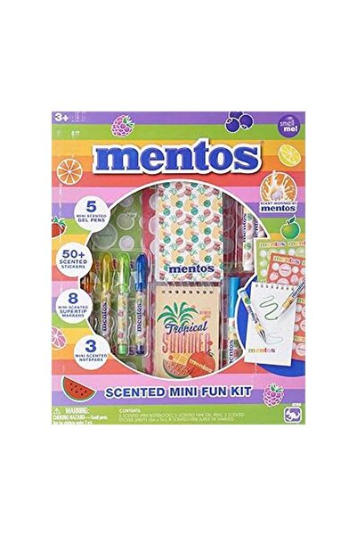 Mentos Scented Mini Fun Kit Joy of Coloring with Fruit-Scented Markers