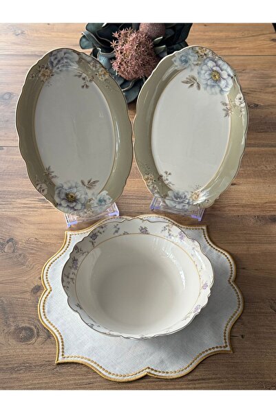 Meri Ev Gereçleri Serving Set Dorati̇ 3 Pieces