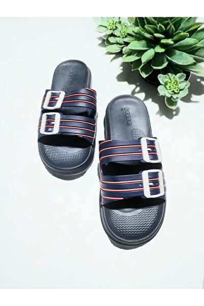 GEZER Double Buckle Comfortable Soft Sole Beach,Sea,Pool Slippers