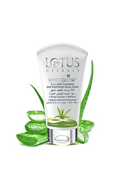 Lotus Herbals غسول الوجه وايت جلو ١٠٠ غرام - تركيبة مُشرقة