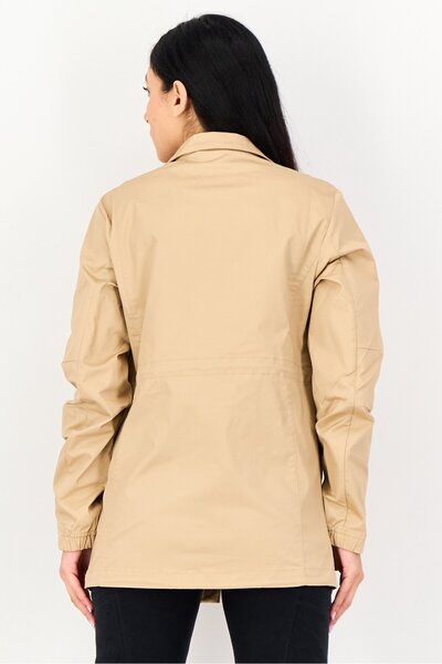Nike Women Sportswear Fit Long Sleeve Outdoor Jacket, Beige