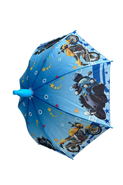 EZMK EV GEREÇLERİ Erkek Çocuk Şemsiyesi Pvc Kılıflı, 6-13 Yaş