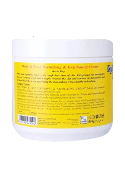 Krem Cap Kareem Cap - Face and Body Scrub and Whitening Cream, 500 ml