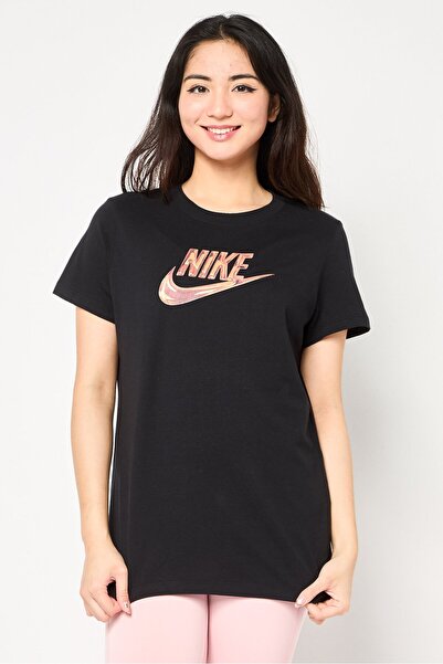 Nike Women Sportswear Fit Short Sleeve Outdoor T-Shirt, Black